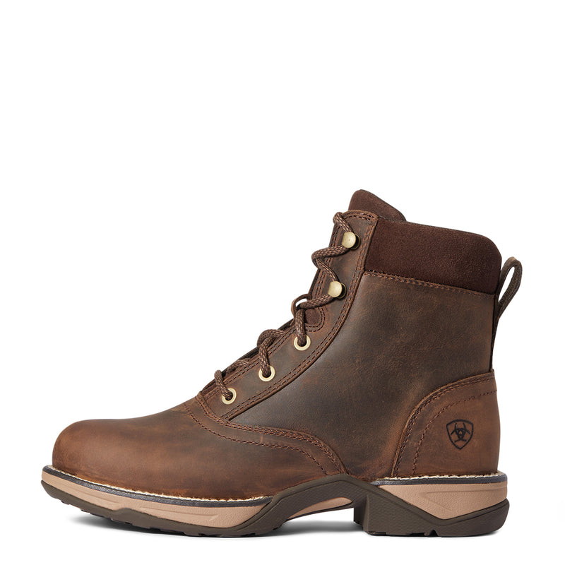 Ariat Women's Distressed Brown Anthem Round Soft-Toe All-Purpose Boots
