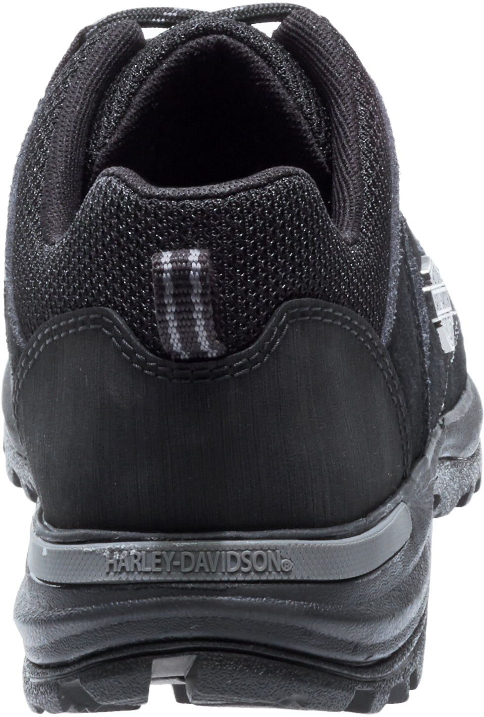 Harley Davidson Women's Stylish Oxford Shoes in Black and Grey Color Combination