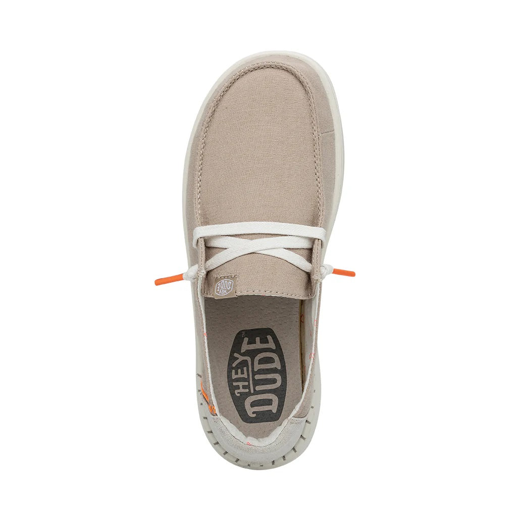 Hey Dude Women's Casual Slip - On Wendy Rise Loafers in Chambray Sandshell Color