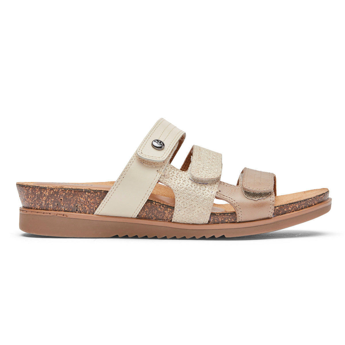 Cobb Hill Women's Dove May Slide Sandals with Adjustable Closures