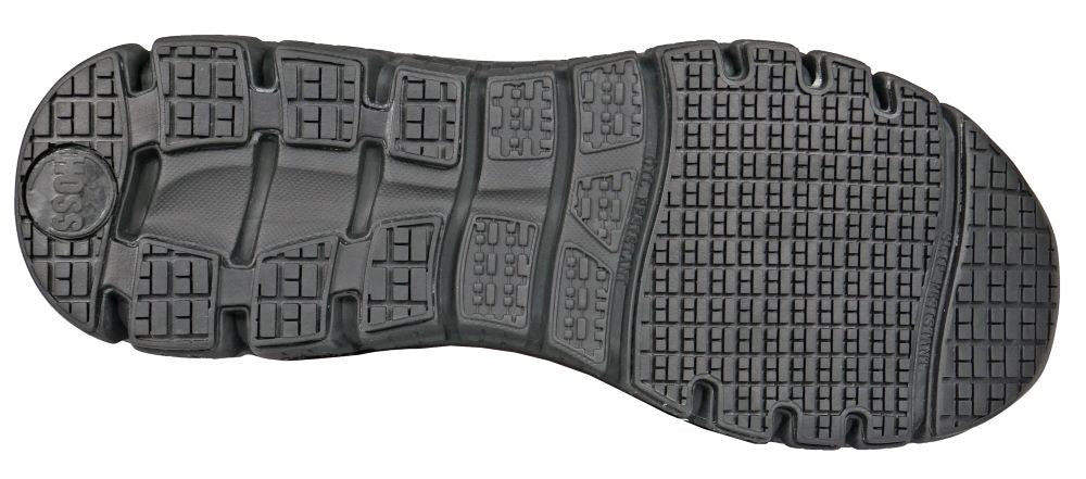 Men's Ultra - Lightweight Brown 'Hoss Boot' Stepper Safety Work Shoes with SD Composite Toe and Internal MetGuard