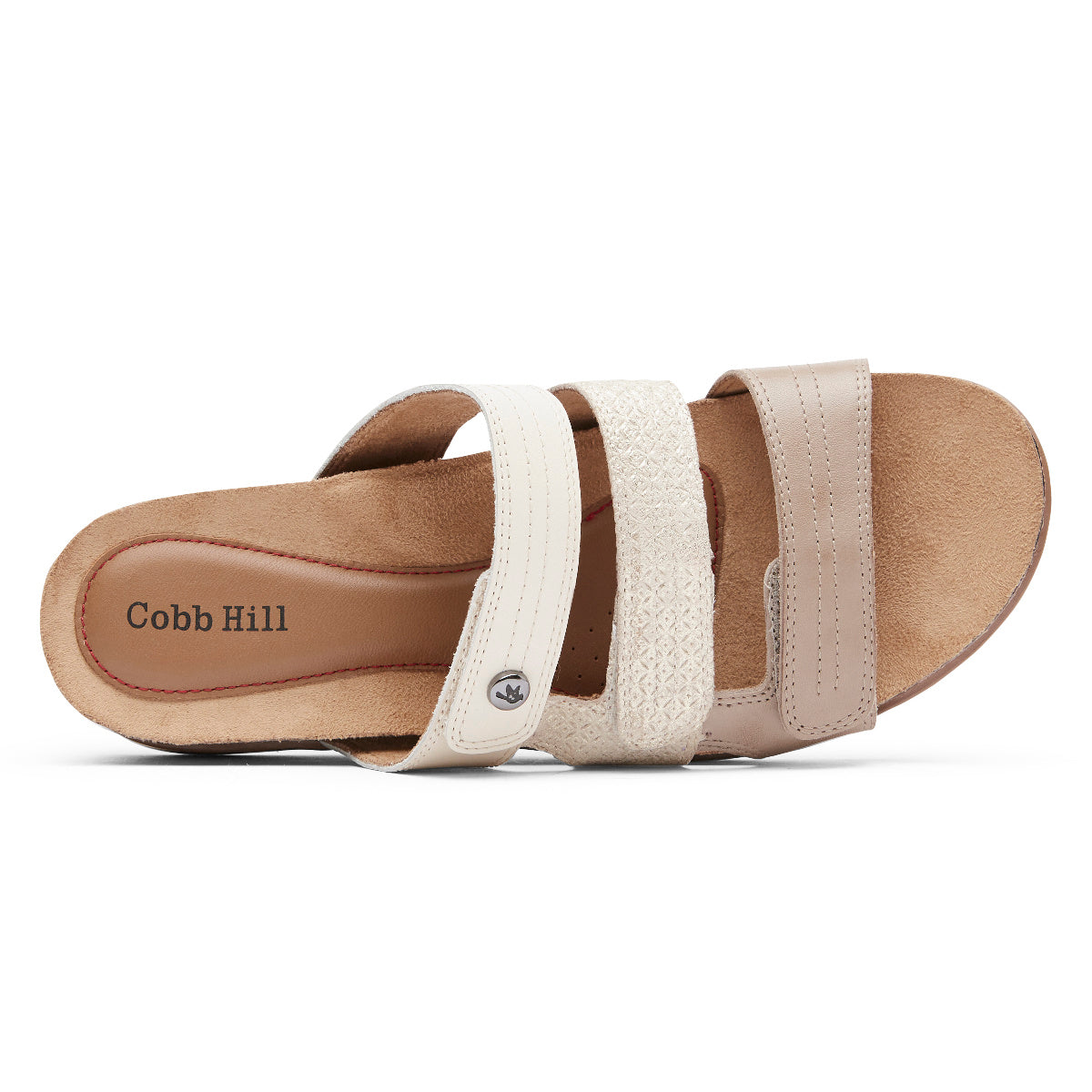 Cobb Hill Women's Dove May Slide Sandals with Adjustable Closures