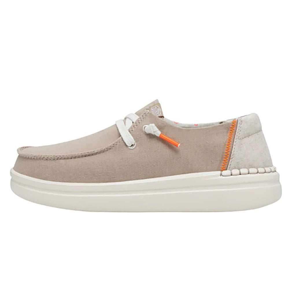 Hey Dude Women's Casual Slip - On Wendy Rise Loafers in Chambray Sandshell Color