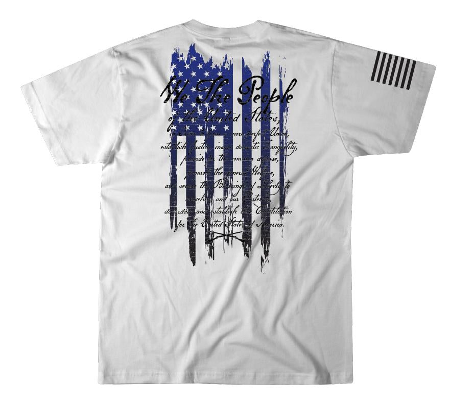 Men's 'Howitzer' Liberty Blessings White Short Sleeve Comfort Tee
