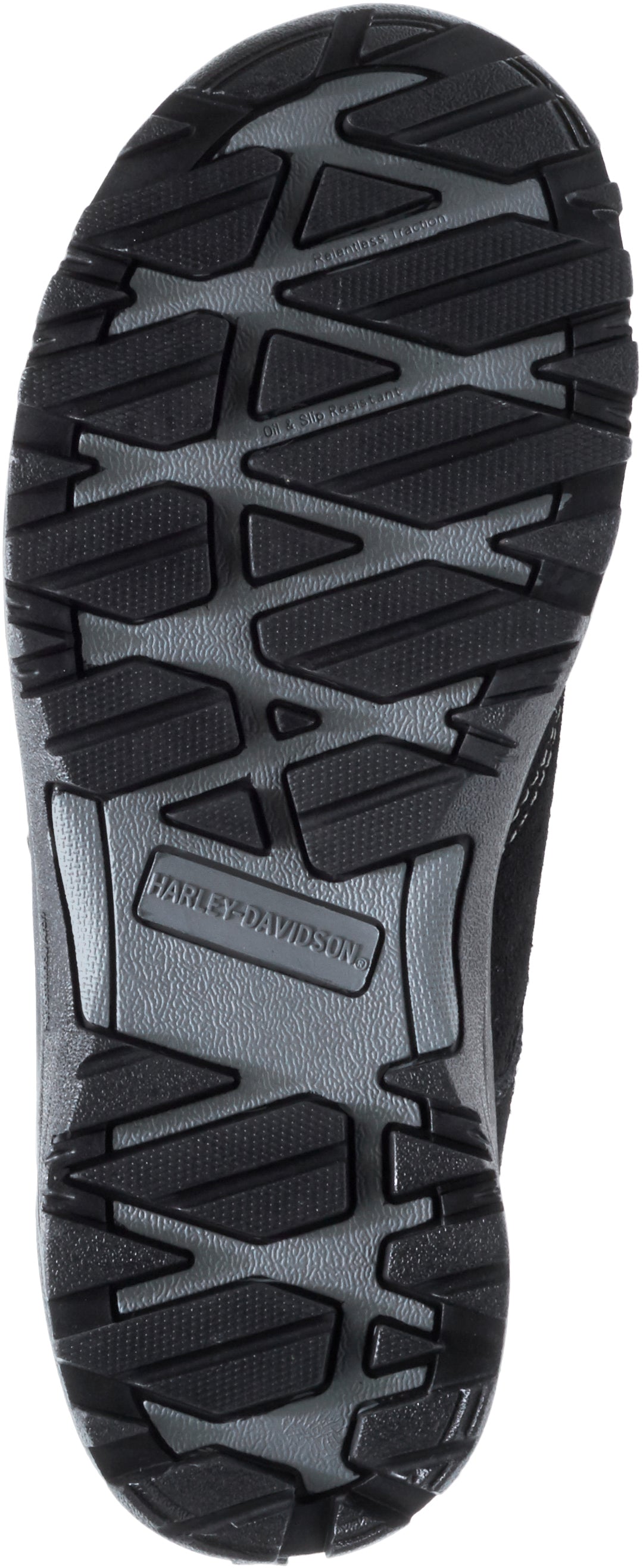 Harley Davidson Women's Stylish Oxford Shoes in Black and Grey Color Combination