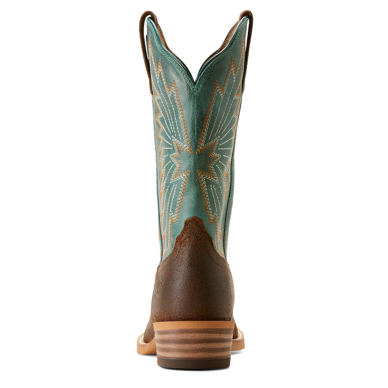 Ariat's Stylish Women's Decatur Western Boots in Aged Smokehouse and Racing Green Shades