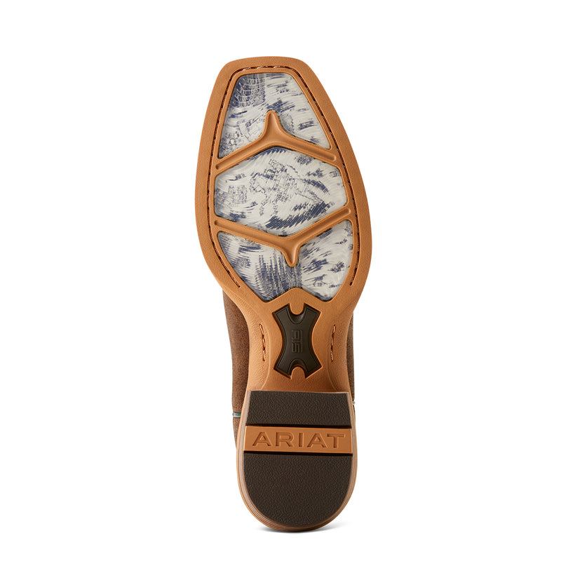 Ariat's Stylish Women's Decatur Western Boots in Aged Smokehouse and Racing Green Shades