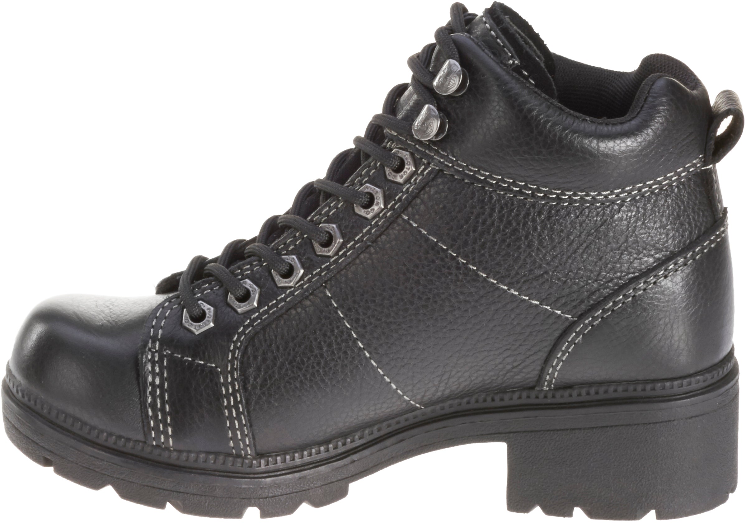 Stylish Harley Davidson Women's 4-Inch Black Lace-Up Boots