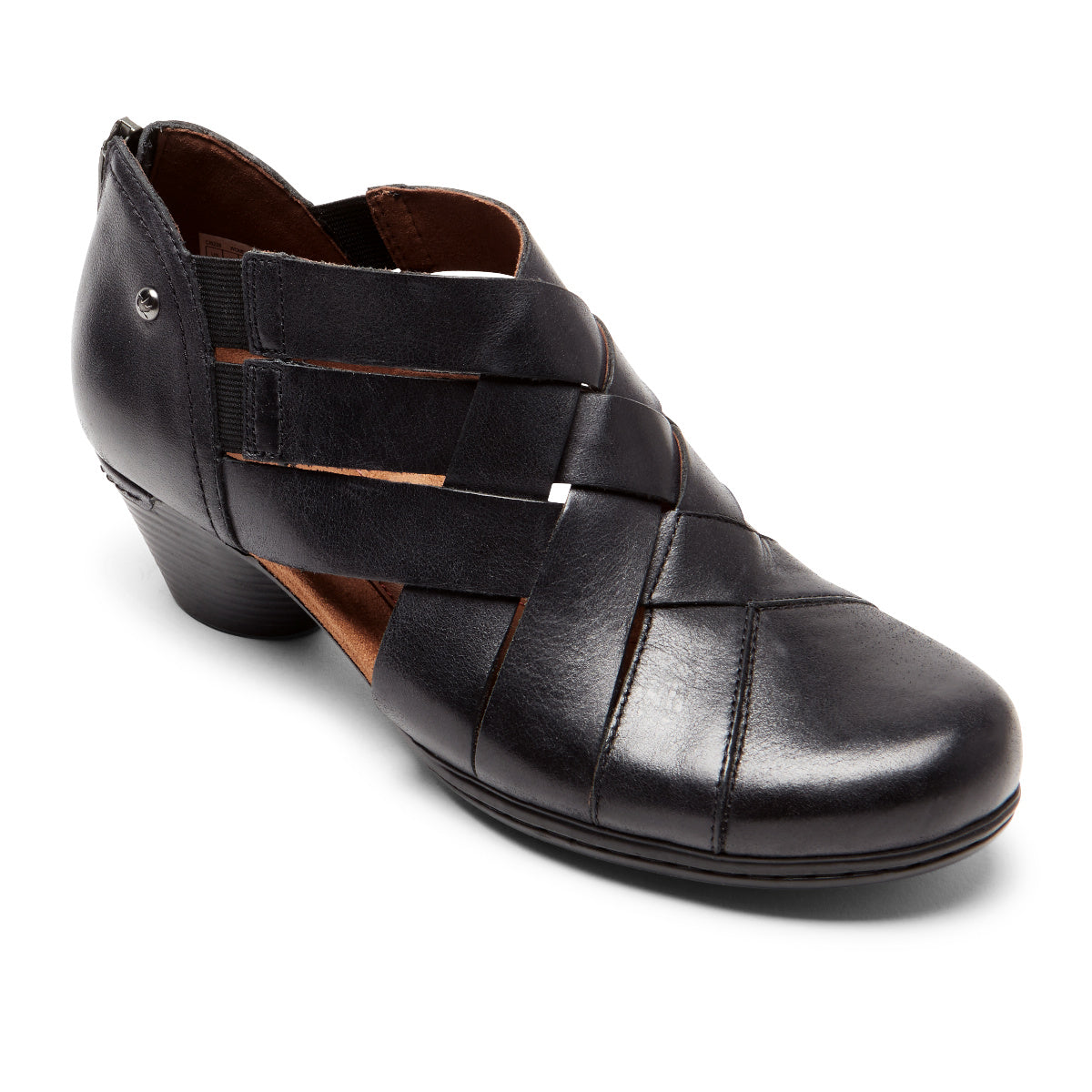 Stylish 'Cobb Hill' Women's Black Laurel Woven Booties for Three Seasons