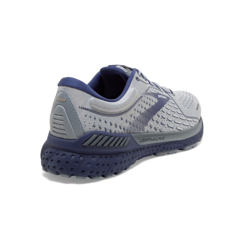 Brooks Men's Grey/Tradewinds/Deep Cobalt Adrenaline GTS 21 Running Shoes