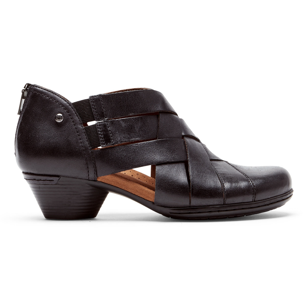 Stylish 'Cobb Hill' Women's Black Laurel Woven Booties for Three Seasons