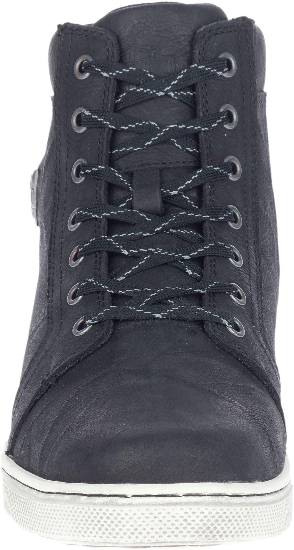 Men's Harley Davidson Bateman Style Riding Sneakers with Metal Ankle Armor in Classic Black Color