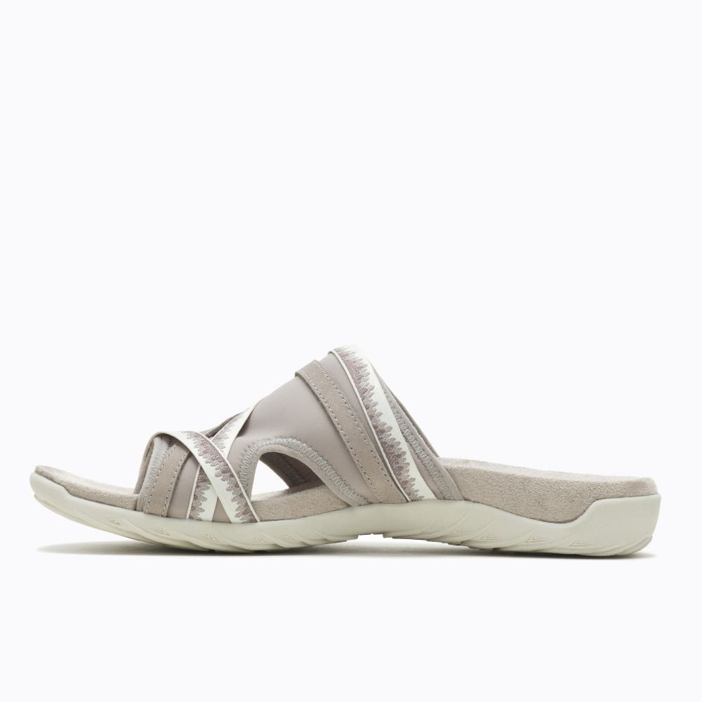 Merrell Women's Comfortable Terran 3 Cushion Post Summer Sandals in Moon Color