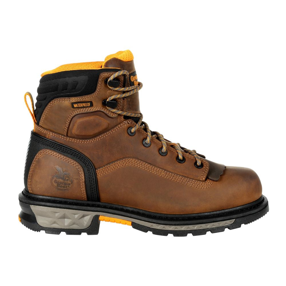 Georgia Boot Men's Brown 6-Inch Carbo Tec LTX EH WP Composite Toe Work Boots