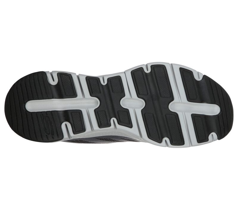 Skechers Men's Charcoal/Black Arch Fit Charge Back Athletic Shoes