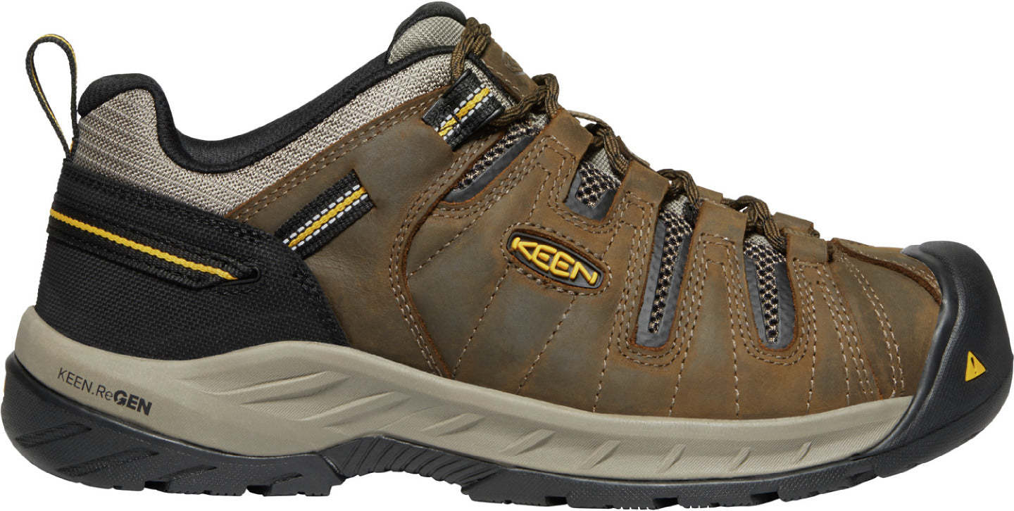 Keen Utility Men's Reinvented Flint II EH Soft Toe - Cascade Brown/Golden Rod