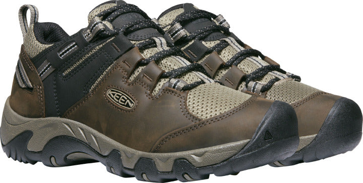 Keen Outdoor Men's Waterproof Daily Hiking Shoes - Steens Vent in Canteen / Brindle Color Scheme