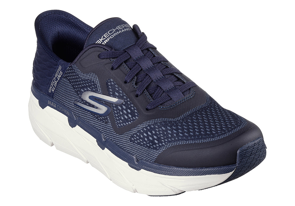Skechers Men's Slip-on Athletic Shoes: Max Cushioning - Premier™ Ascendant in Navy Color