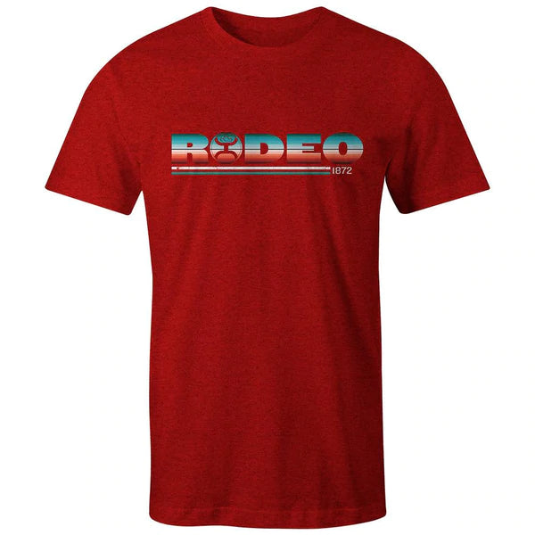 Hooey Men's Red Short Sleeve Rodeo Crew Shirt with Soft Feel
