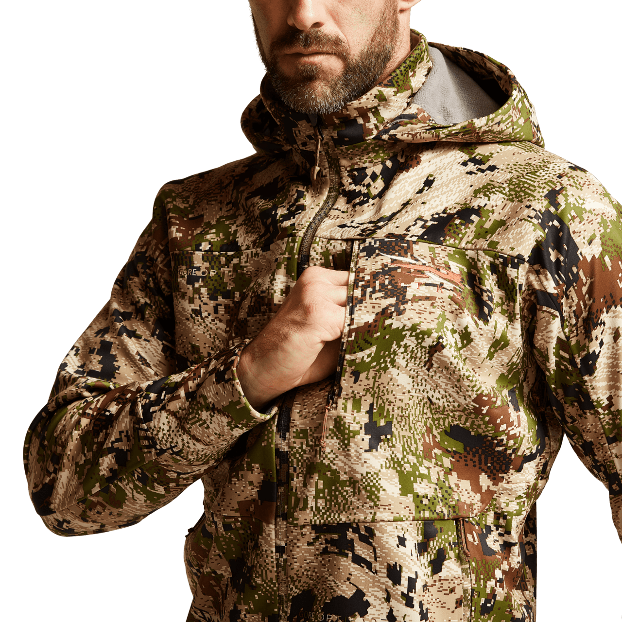 Men's Outdoor Sitka Jetstream Softshell Jacket in Optifade Subalpine Pattern
