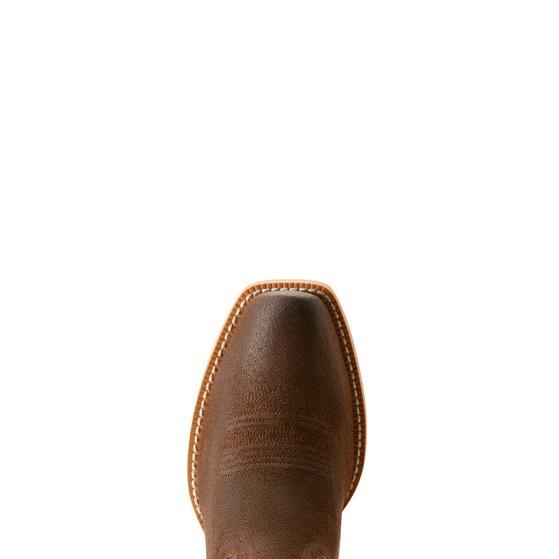 Ariat's Stylish Women's Decatur Western Boots in Aged Smokehouse and Racing Green Shades